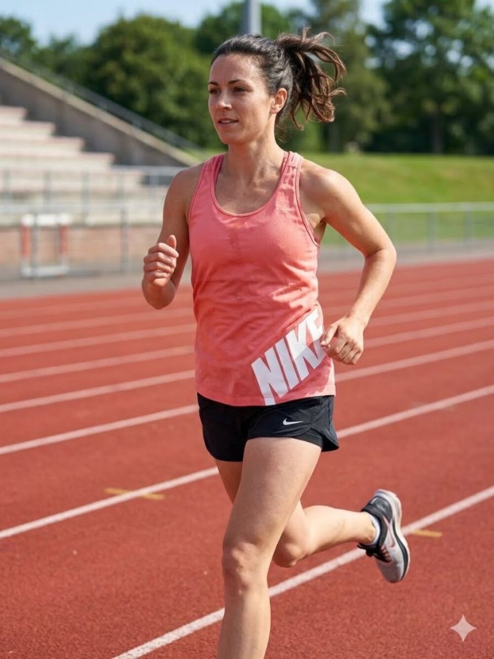 🌲 NIKE Pro Coral Colored Racerback Tank, Bright And Loose Fit!